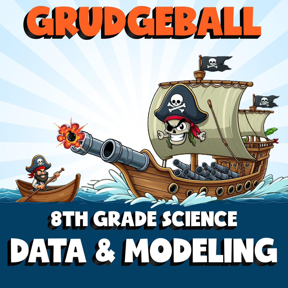 Data & Modeling GRUDGEBALL Science Game - No Prep Grade 8 Review Activity