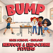 Nervous & Endocrine Systems BUMP Science Game - No Prep Biology Review Activity