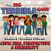 Civic Bias, Perspective & Reliability BIG TERRIBLE GAME - Grade 8 Socials Review