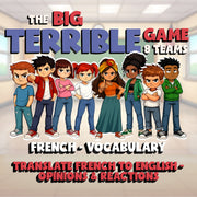 Translate French to English - Opinions & Reactions BIG TERRIBLE GAME - French