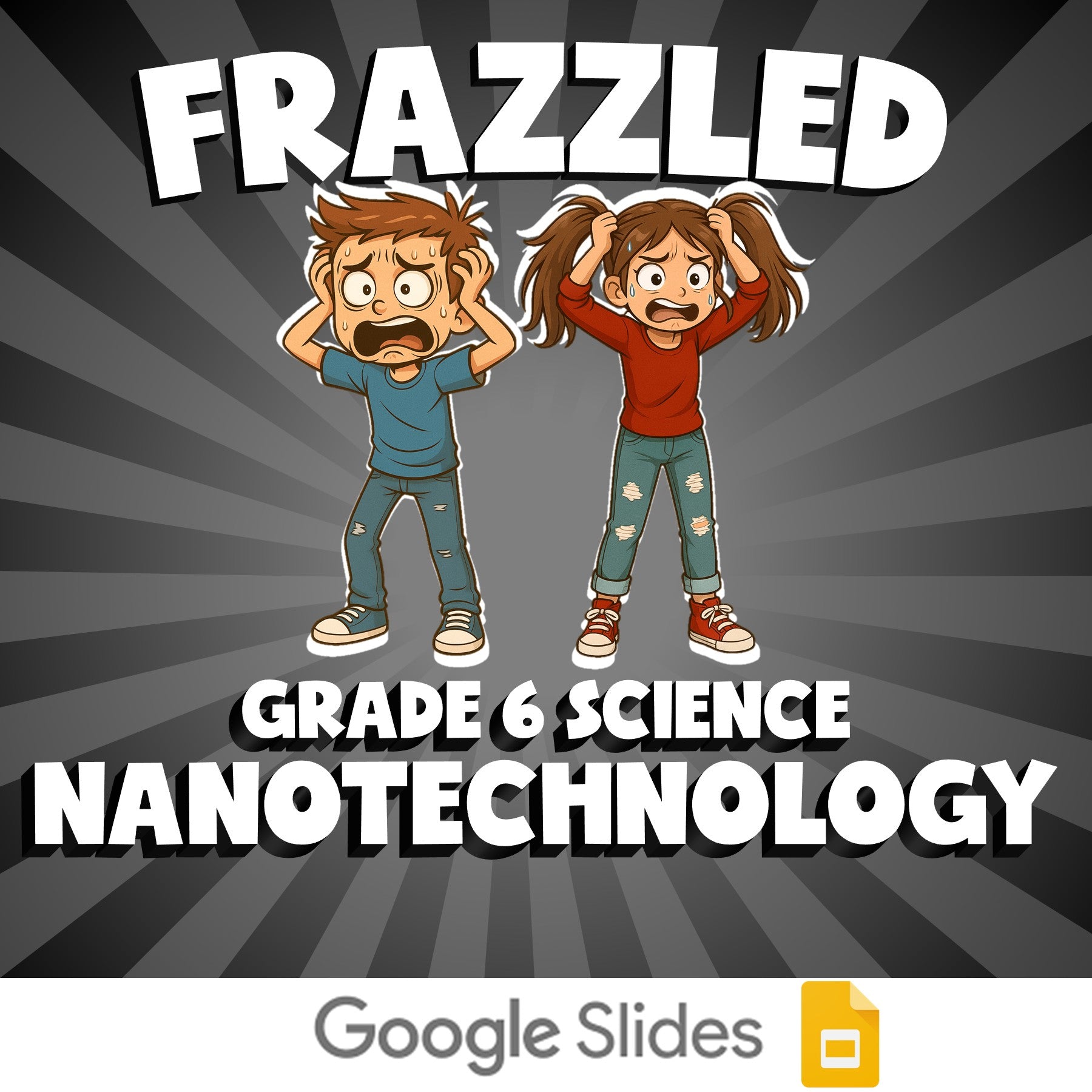 Nanotechnology FRAZZLED Science Game - No Prep Grade 6 Review Activity