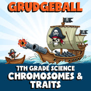 Chromosomes & Traits GRUDGEBALL Science Game - No Prep Grade 7 Review Activity