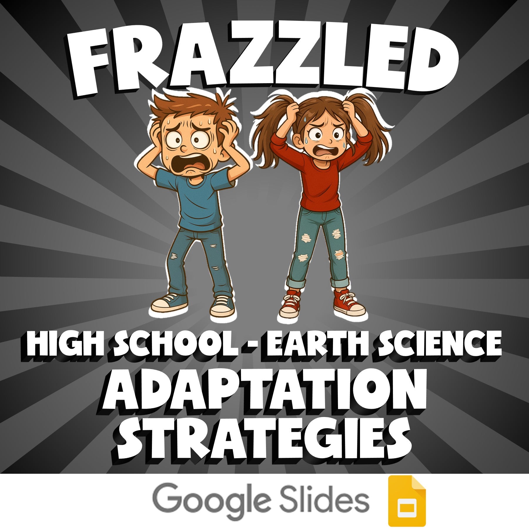 Adaptation Strategies FRAZZLED Game - No Prep Earth Science Review Activity