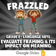 Evaluate Framing & Its Impact on Meaning FRAZZLED ELA Game - No Prep Grade 11