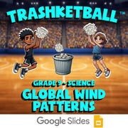 Global Wind Patterns TRASHKETBALL Science Game - No Prep Grade 9 Review Activity