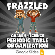 Periodic Table Organization FRAZZLED Science Game - No Prep Grade 9 Review