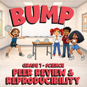 Peer Review & Reproducibility BUMP Science Game - No Prep Grade 7 Review