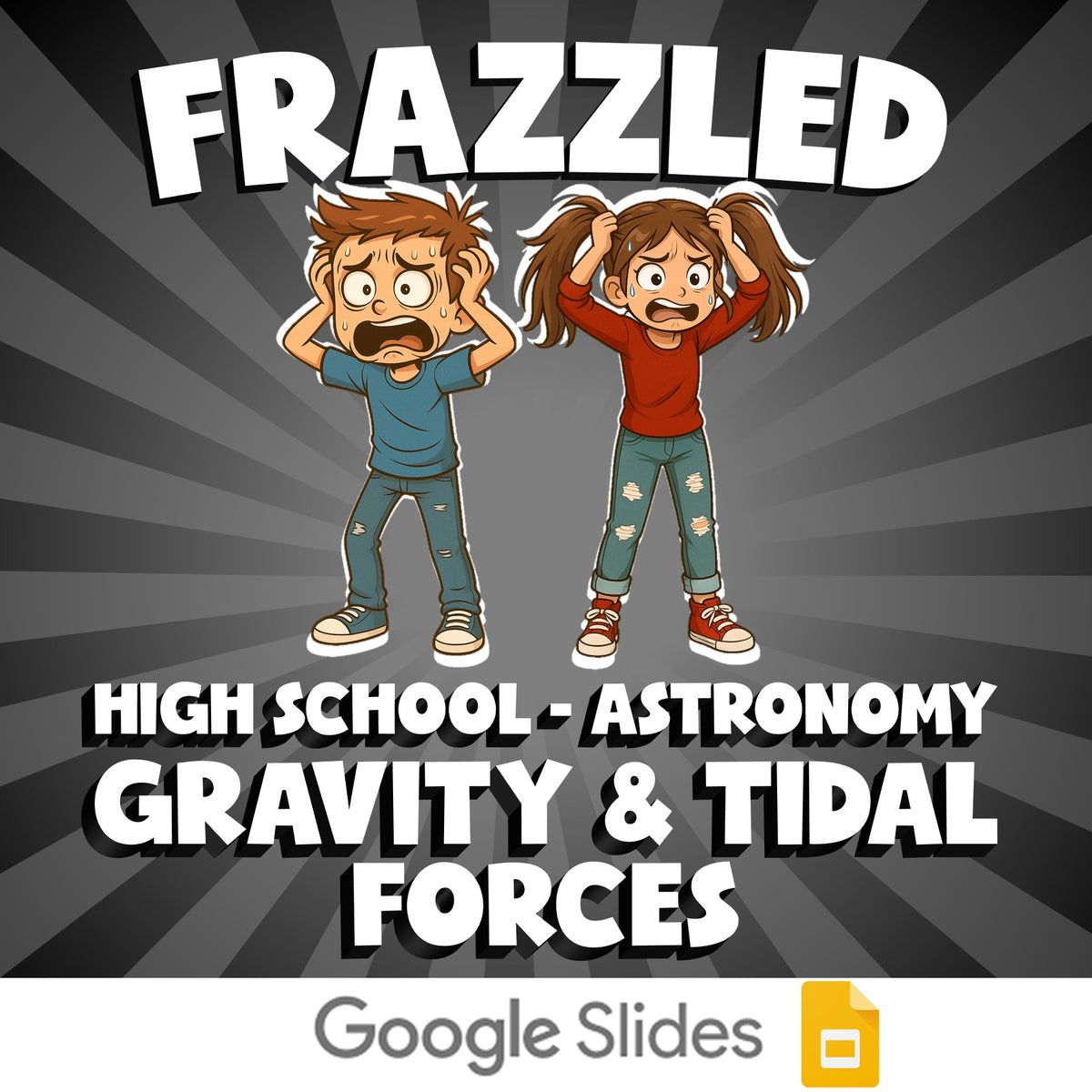 Gravity & Tidal Forces FRAZZLED Science Game - No Prep Astronomy Review Activity