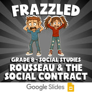 Rousseau & the Social Contract FRAZZLED Socials Game - No Prep Grade 8 Review