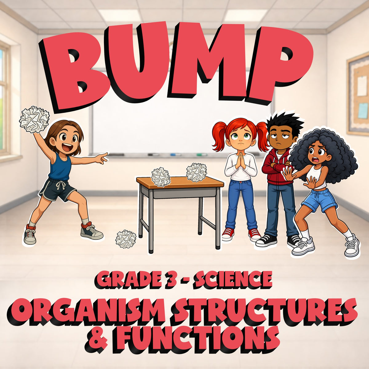Organism Structures & Functions BUMP Science Game - No Prep Grade 3 Review