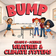 Weather & Climate Systems BUMP Science Game - No Prep Grade 8 Review Activity