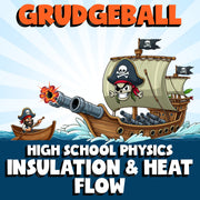 Insulation & Heat Flow GRUDGEBALL Science Game - No Prep Physics Review Activity