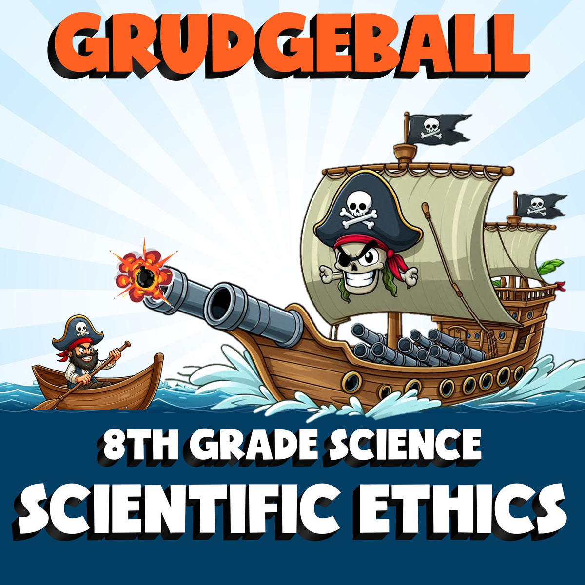 Scientific Ethics GRUDGEBALL Science Game - No Prep Grade 8 Review Activity