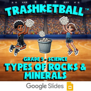 Types of Rocks & Minerals TRASHKETBALL Science Game - No Prep Grade 5 Review