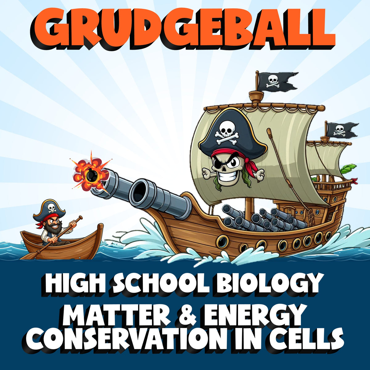 Matter & Energy Conservation in Cells GRUDGEBALL Science Game - No Prep Biology
