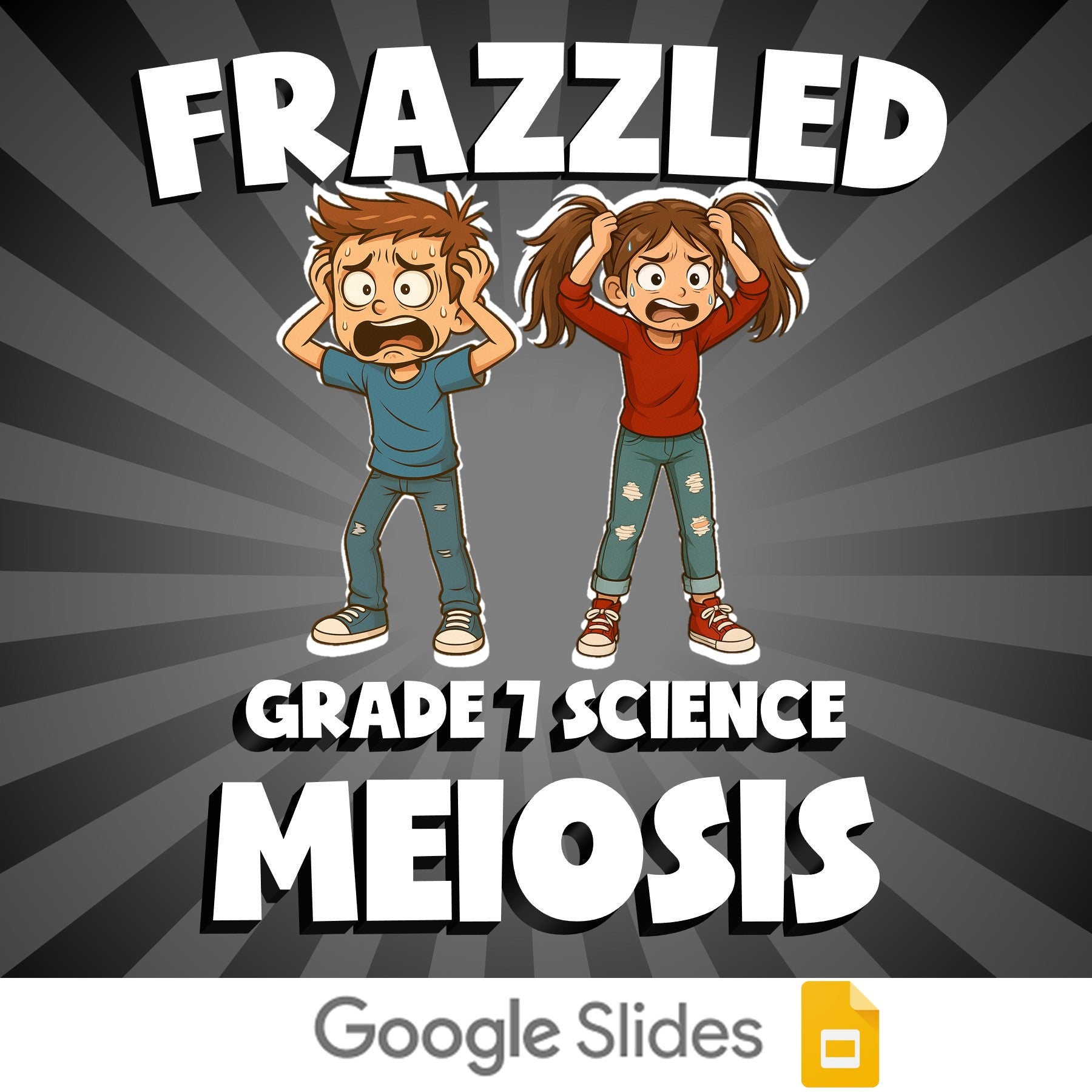 Meiosis FRAZZLED Science Game - No Prep Grade 7 Review Activity