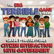 Citizen Interaction with Government BIG TERRIBLE GAME - Grade 3 Socials Review