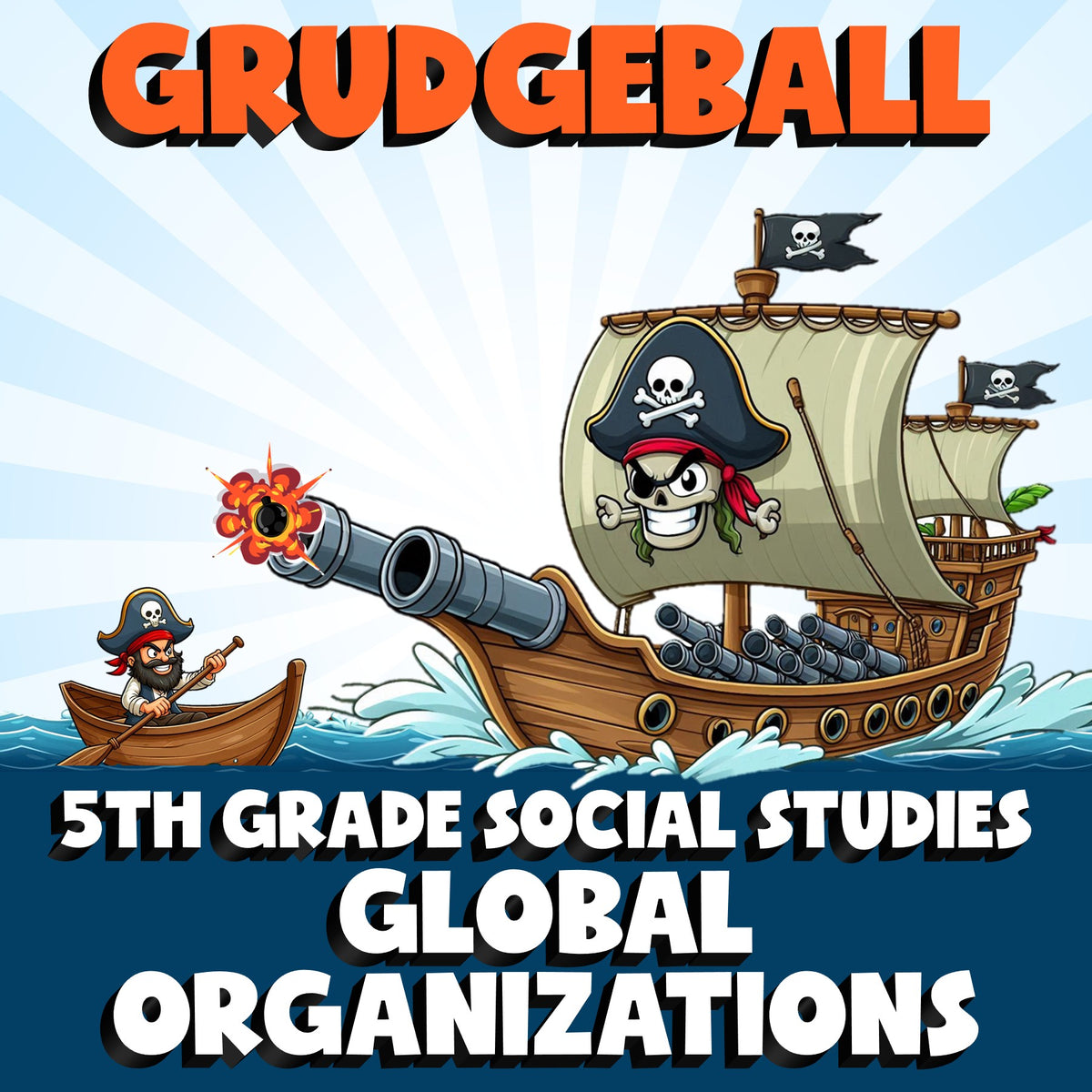 Global Organizations GRUDGEBALL Socials Game - No Prep Grade 5 Review Activity