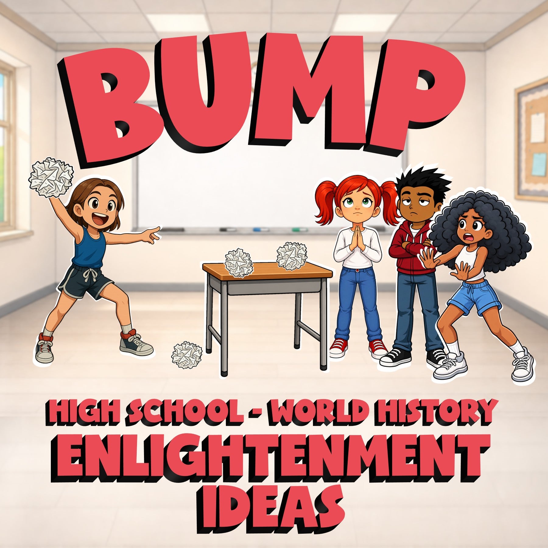 Enlightenment Ideas BUMP Game - No Prep World History Review Activity