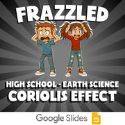 Coriolis Effect FRAZZLED Game - No Prep Earth Science Review Activity