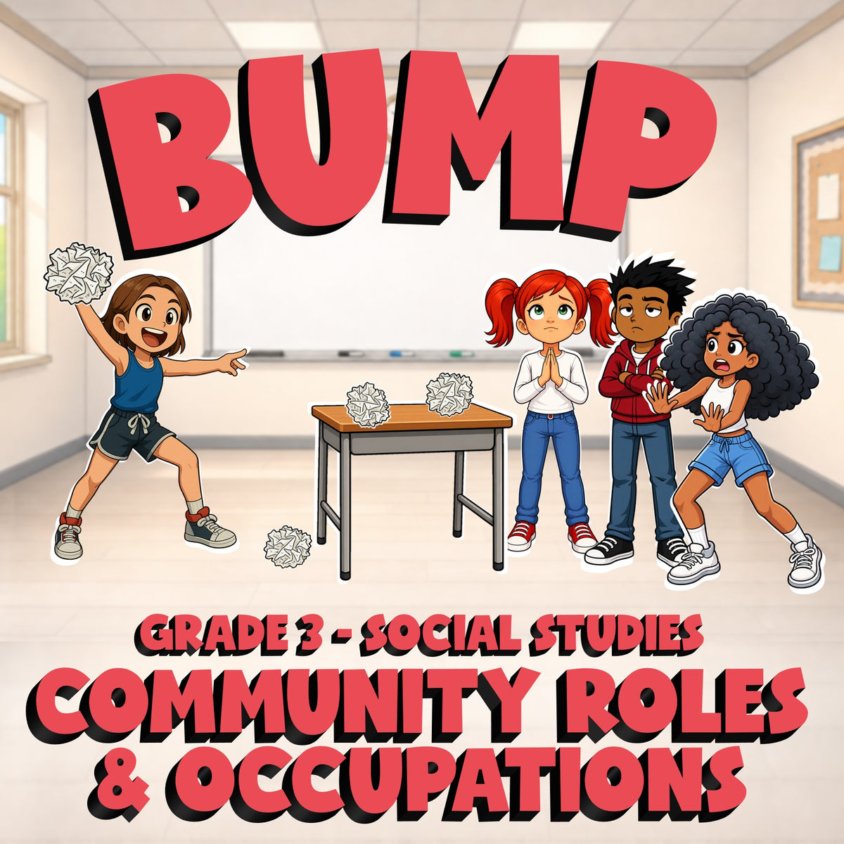 Community Roles & Occupations BUMP Socials Game - No Prep Grade 3 Review