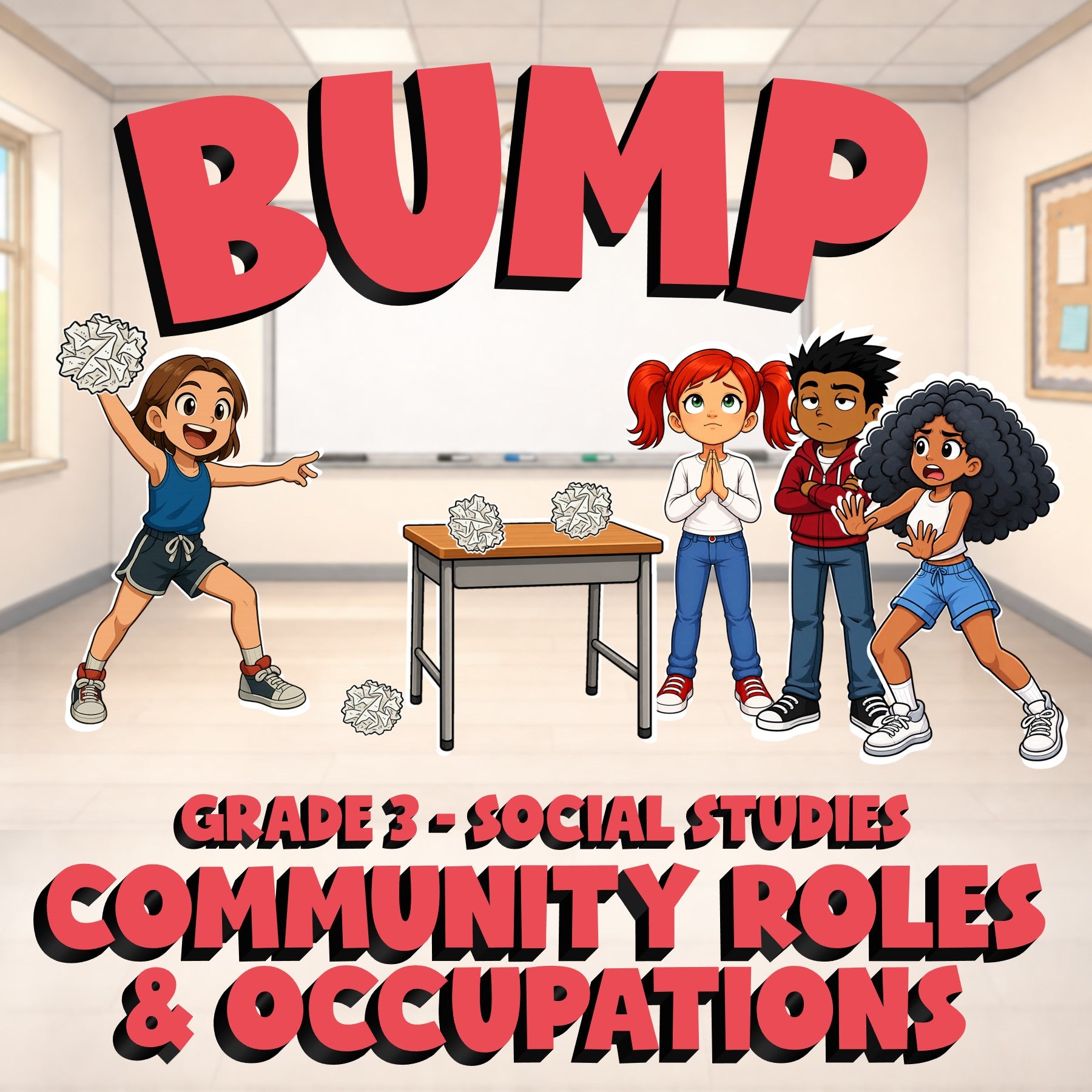Community Roles & Occupations BUMP Socials Game - No Prep Grade 3 Review