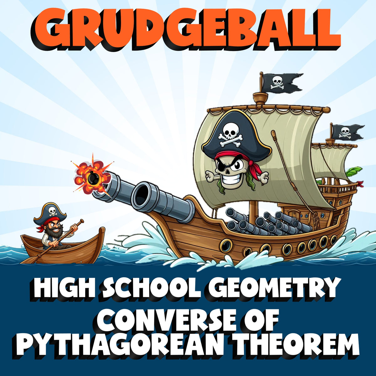 Converse of Pythagorean Theorem GRUDGEBALL Math Game - No Prep Geometry Review