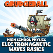 Electromagnetic Waves Basics GRUDGEBALL Science Game - No Prep Physics Review