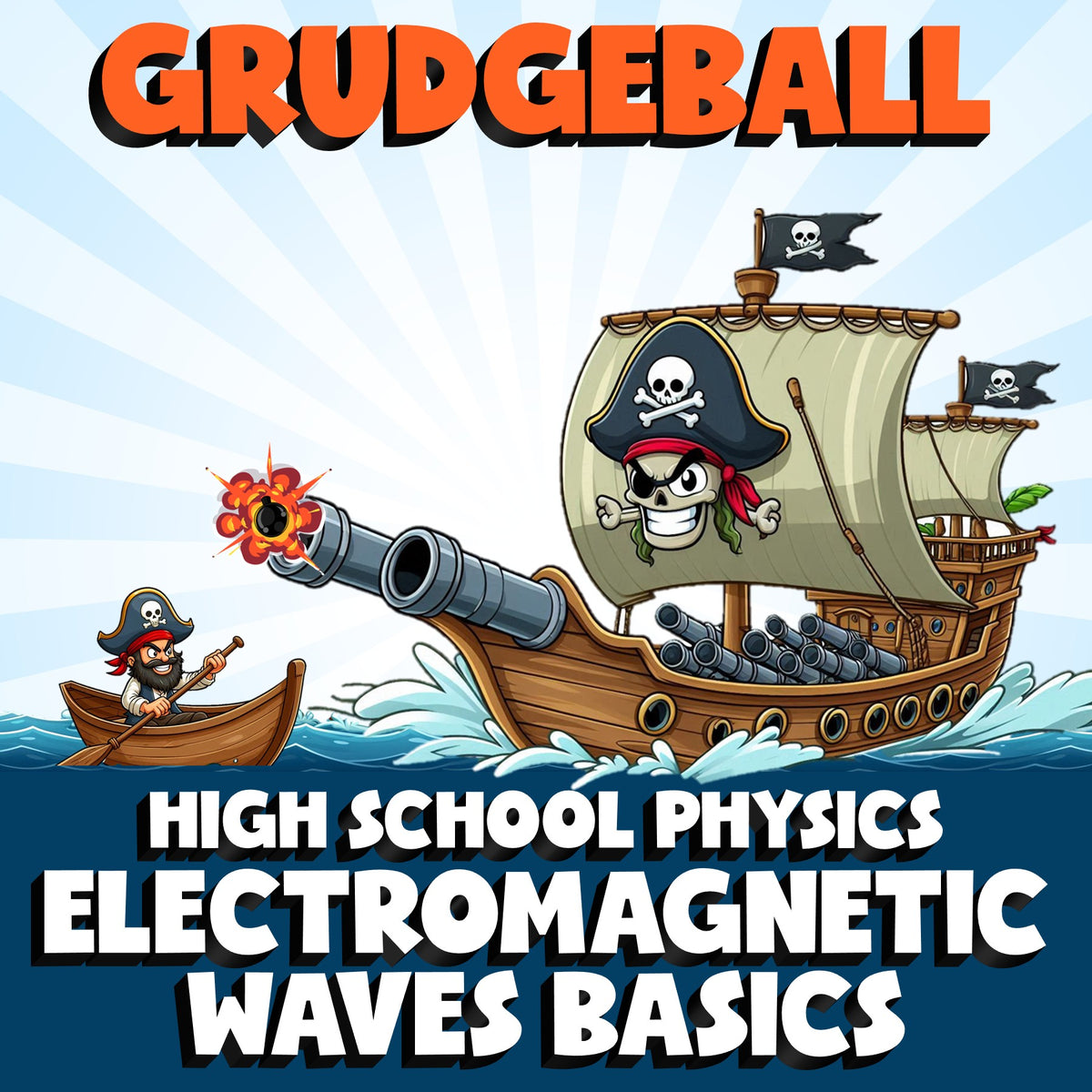 Electromagnetic Waves Basics GRUDGEBALL Science Game - No Prep Physics Review