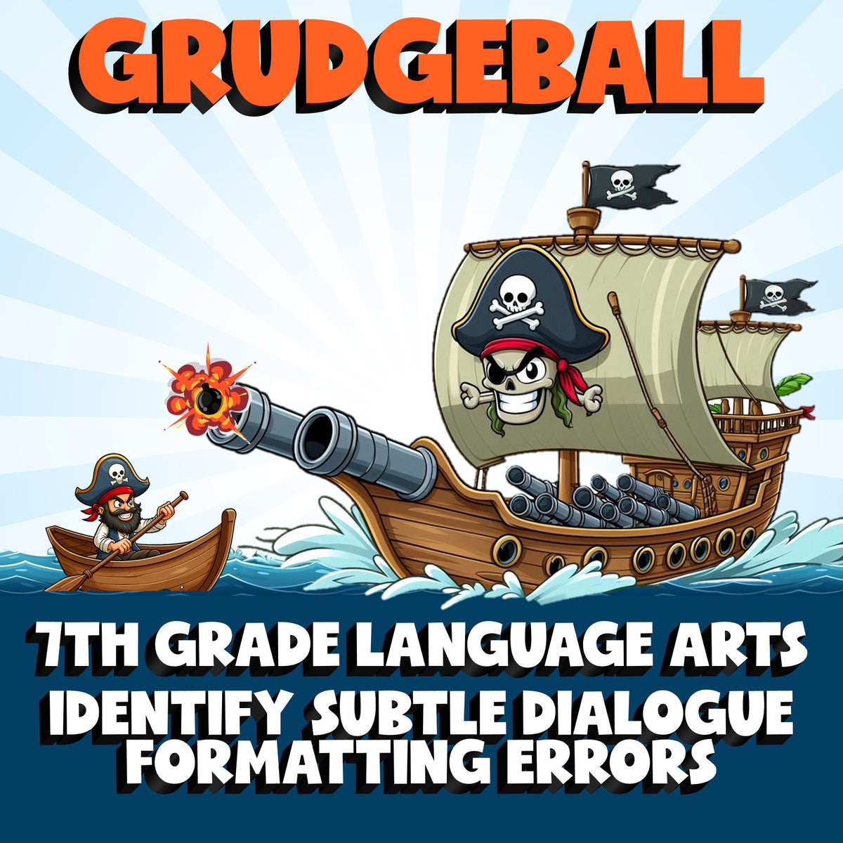 Identify Subtle Dialogue Formatting Errors GRUDGEBALL ELA Game - No Prep Grade 7