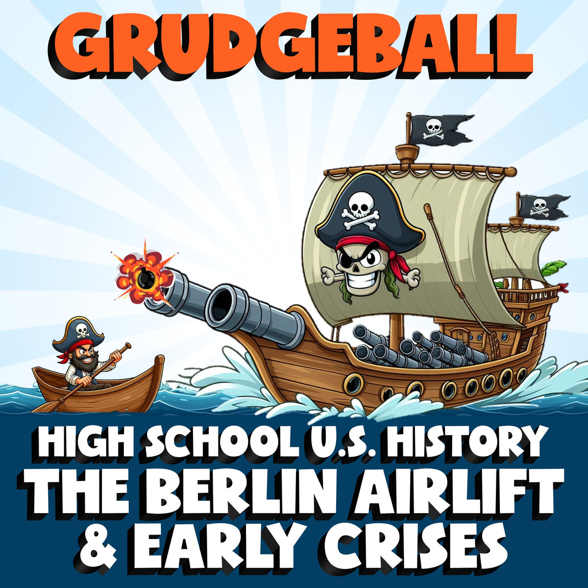 The Berlin Airlift & Early Crises GRUDGEBALL U.S. History Game - No Prep Review