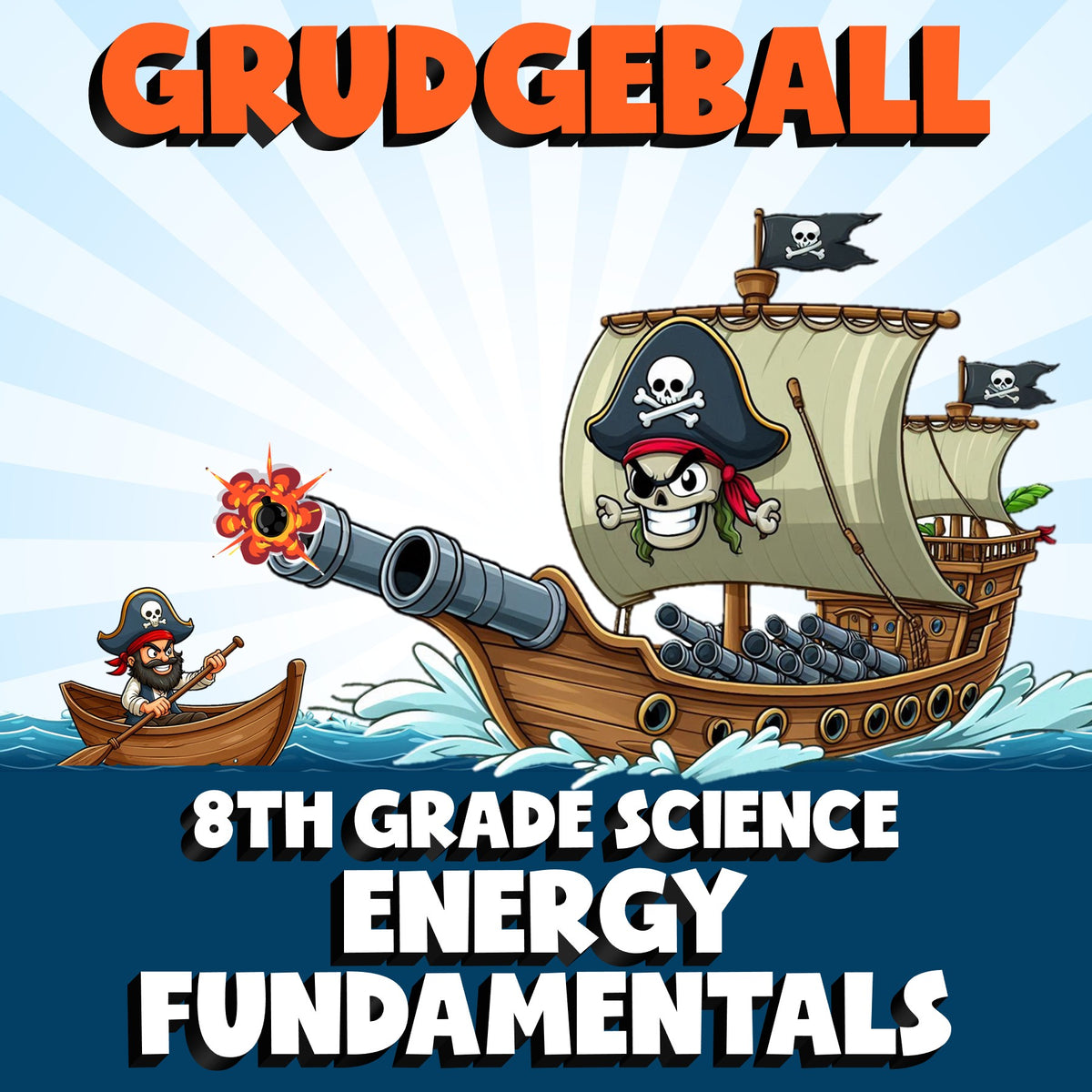 Energy Fundamentals GRUDGEBALL Science Game - No Prep Grade 8 Review Activity
