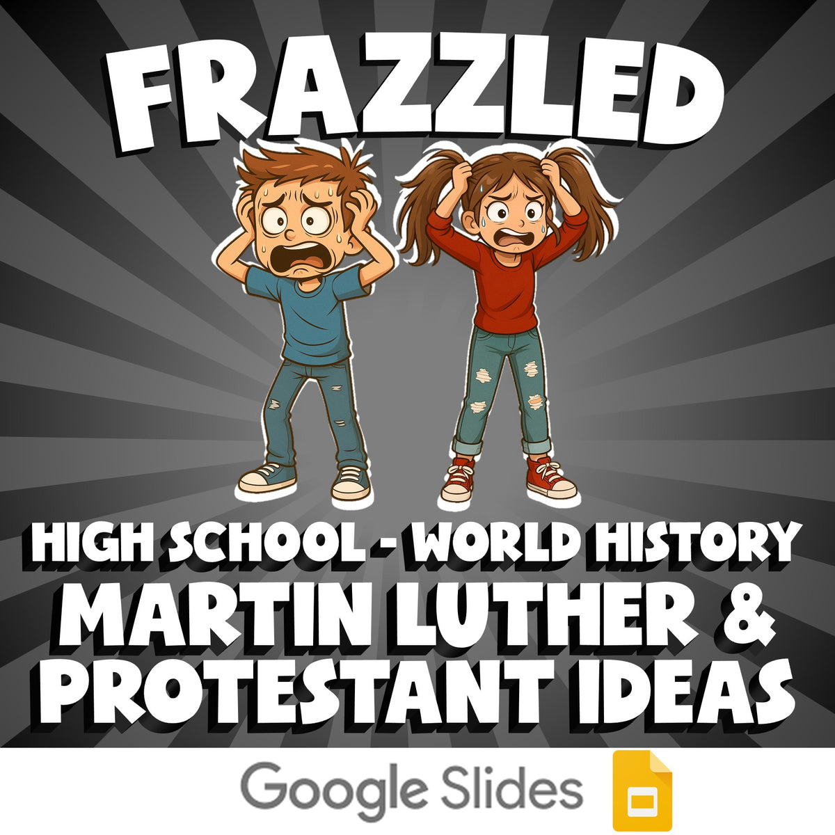 Martin Luther & Protestant Ideas FRAZZLED Game - No Prep World History Review
