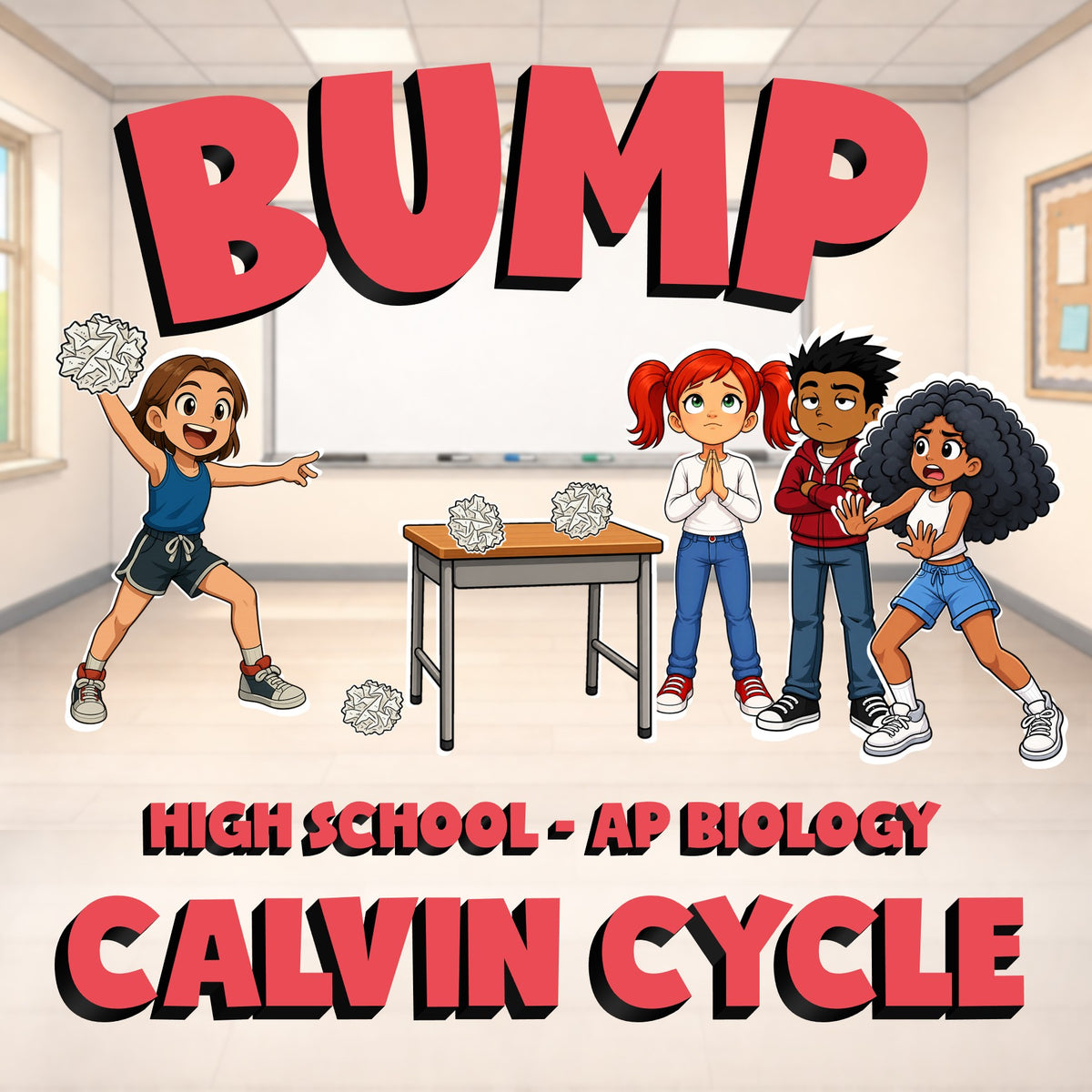 Calvin Cycle BUMP Science Game - No Prep AP Biology Review Activity