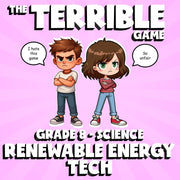 Renewable Energy Tech THE TERRIBLE GAME - No Prep Grade 8 Science Review