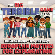 European Motives for Exploration BIG TERRIBLE GAME - No Prep U.S. History Review