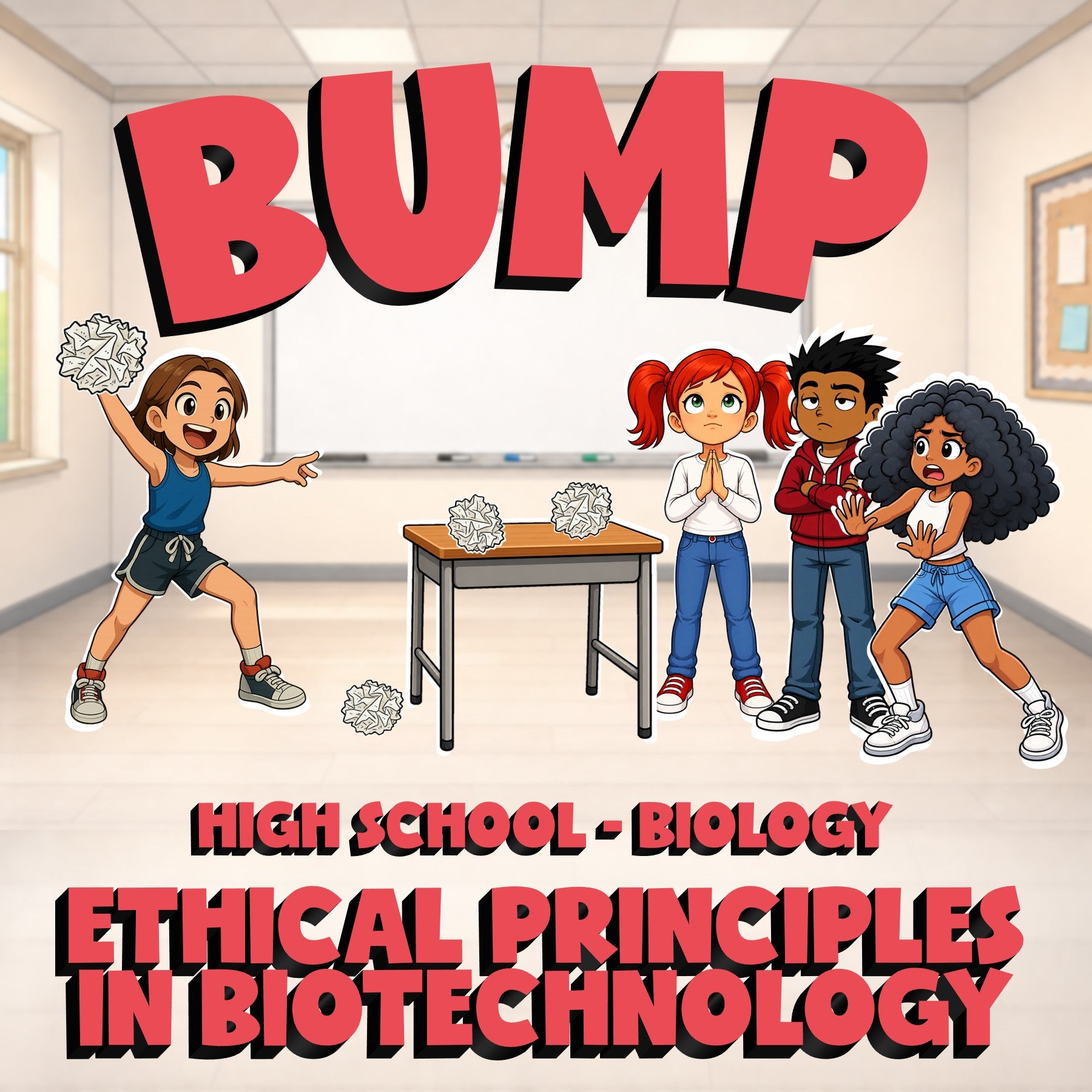 Ethical Principles in Biotechnology BUMP Science Game - No Prep Biology Review