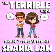 Sharia Law THE TERRIBLE GAME - No Prep Grade 7 Socials Review Activity