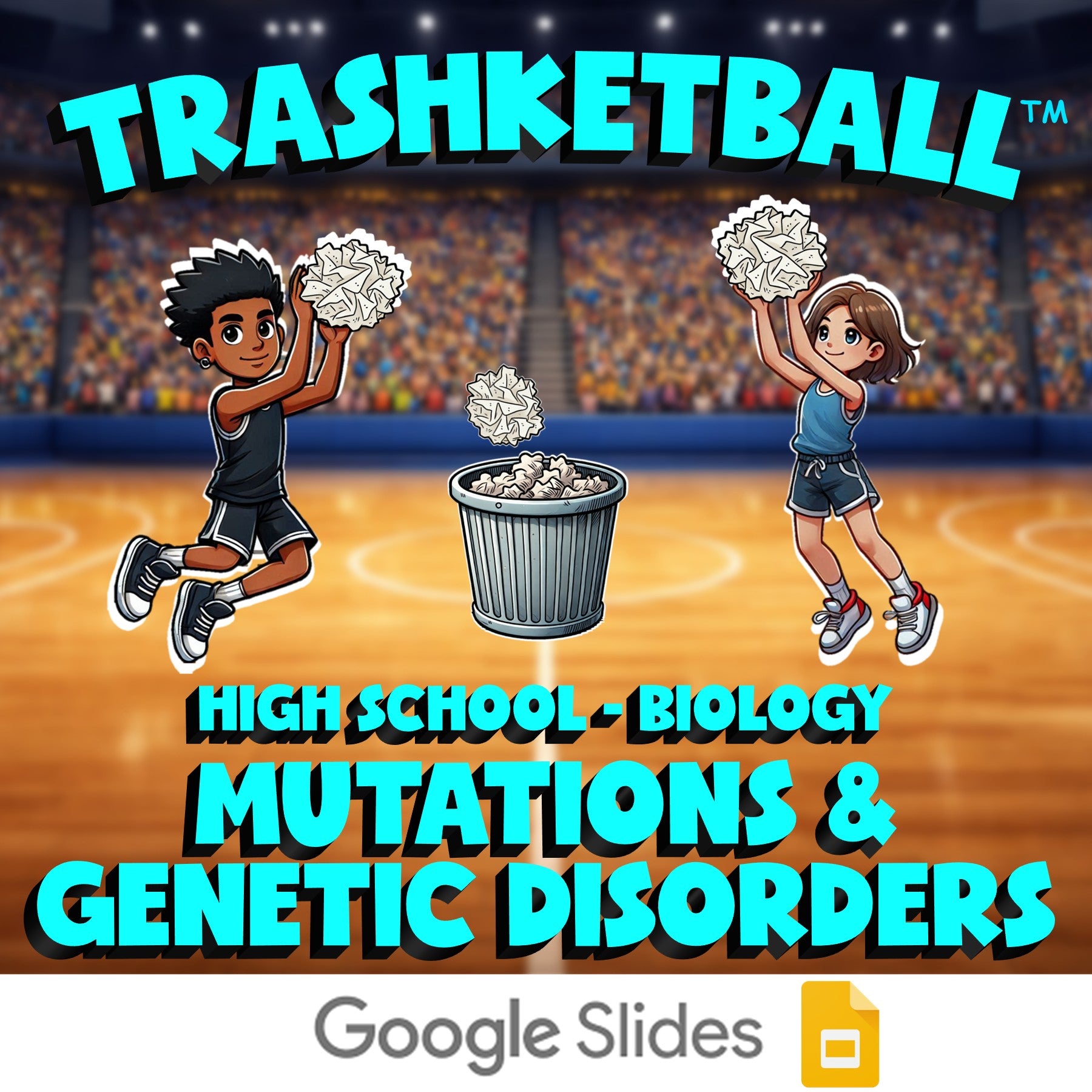 Mutations & Genetic Disorders TRASHKETBALL Science Game - No Prep Biology Review