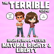 Natural Rights & Liberty THE TERRIBLE GAME - No Prep Civics Review Activity
