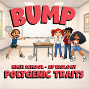 Polygenic Traits BUMP Science Game - No Prep AP Biology Review Activity