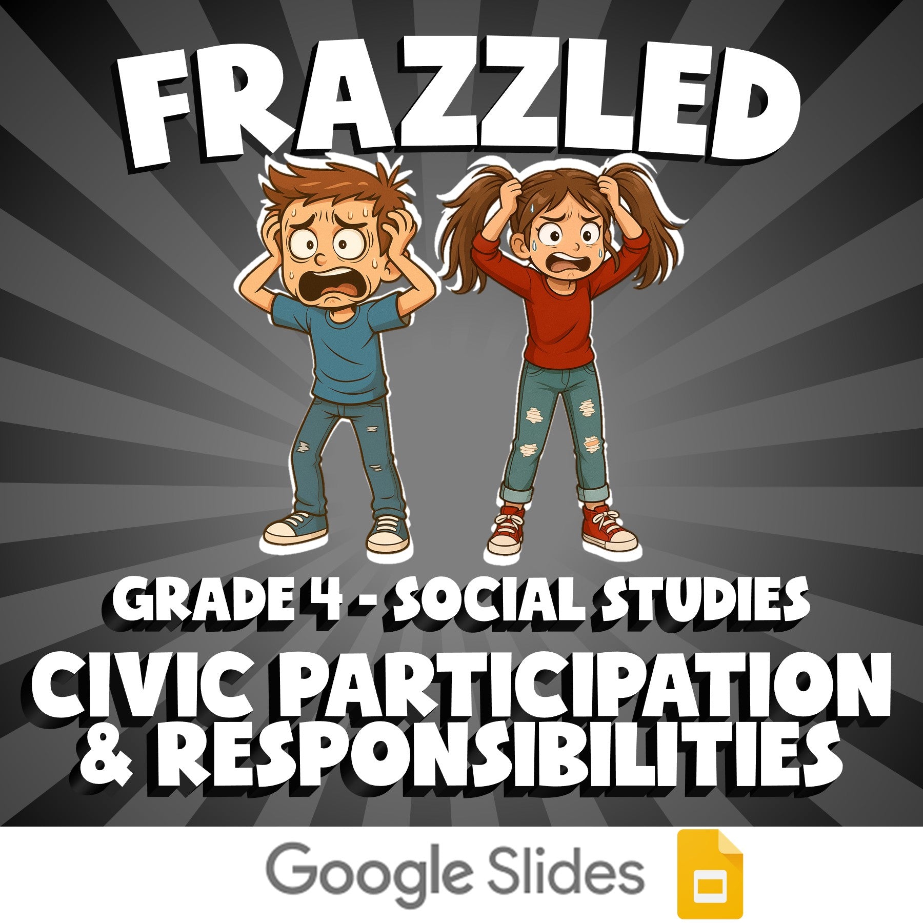 Civic Participation & Responsibilities FRAZZLED Socials Game - No Prep Grade 4