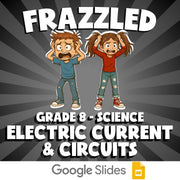 Electric Current & Circuits FRAZZLED Science Game - No Prep Grade 8 Review