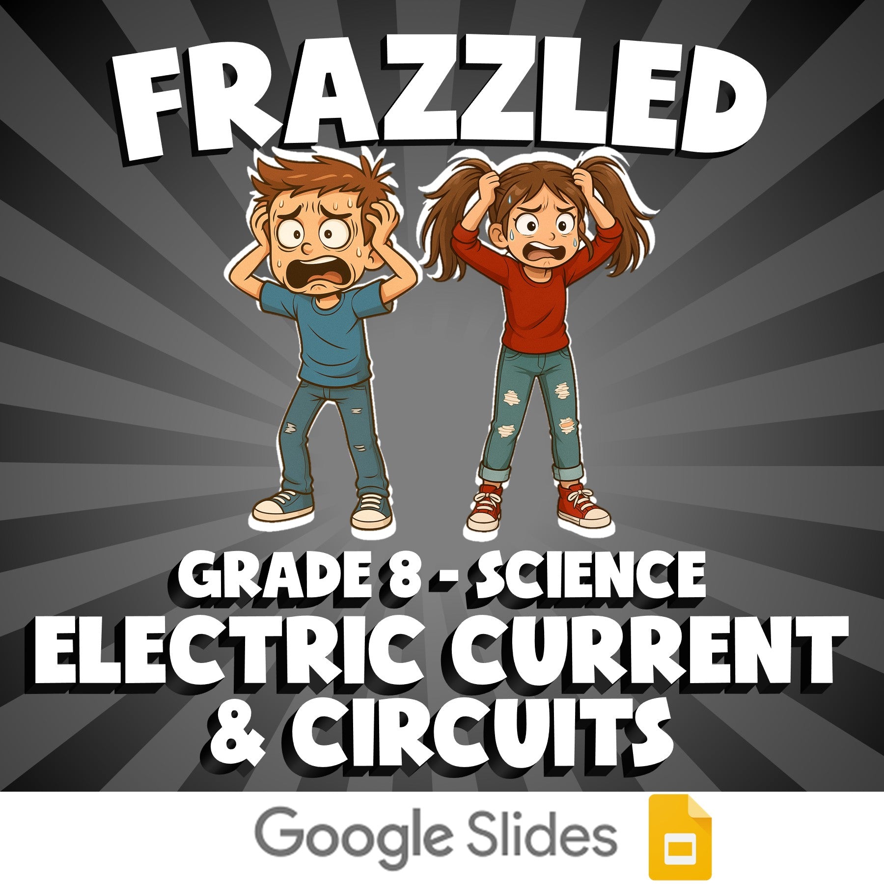 Electric Current & Circuits FRAZZLED Science Game - No Prep Grade 8 Review