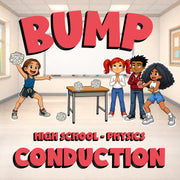 Conduction BUMP Science Game - No Prep Physics Review Activity