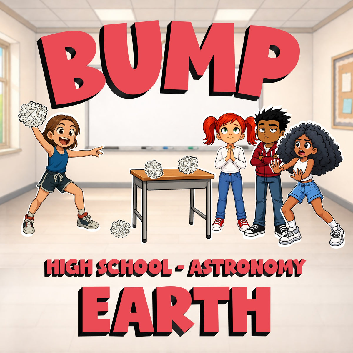 Earth BUMP Science Game - No Prep Astronomy Review Activity