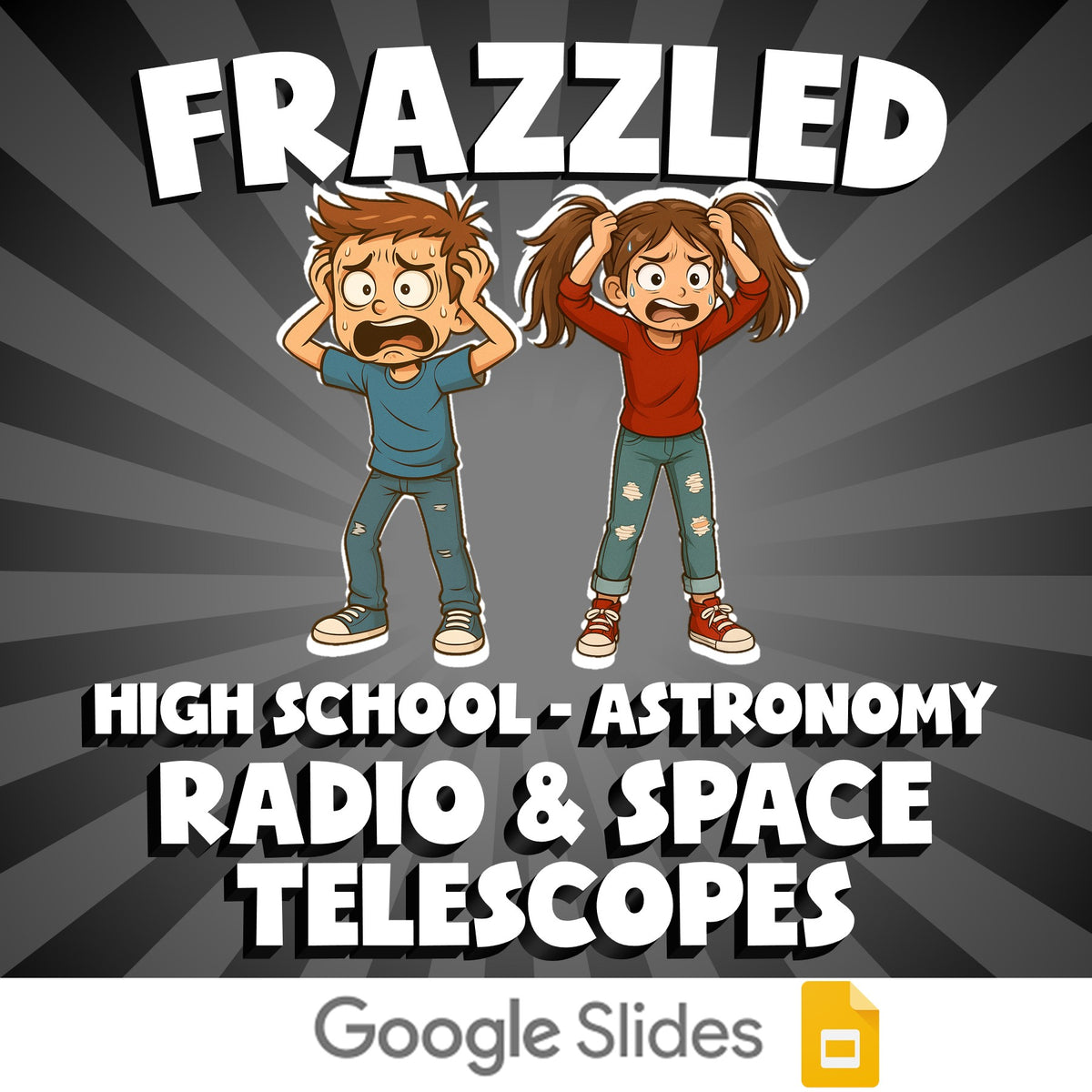 Radio & Space Telescopes FRAZZLED Science Game - No Prep Astronomy Review