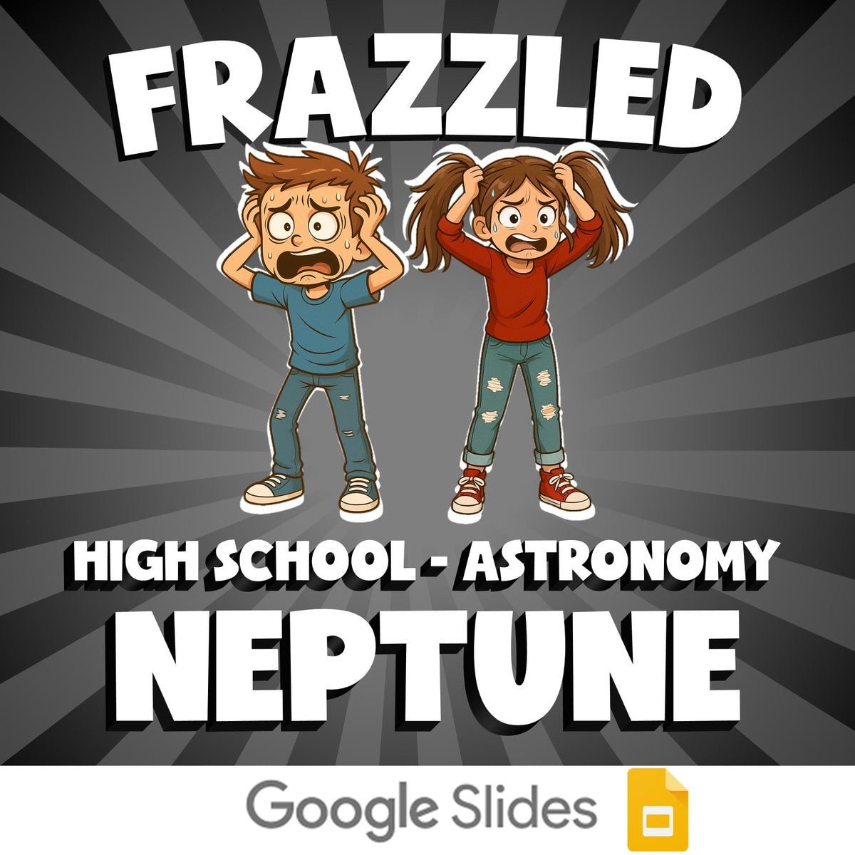 Neptune FRAZZLED Science Game - No Prep Astronomy Review Activity