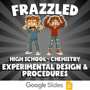 Experimental Design & Procedures FRAZZLED Science Game - No Prep Chemistry