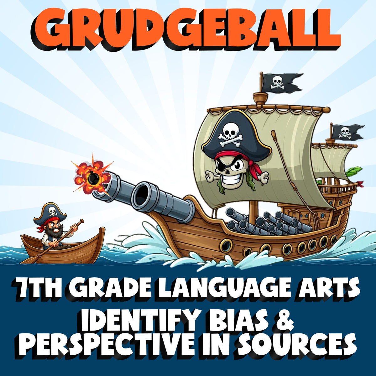 Identify Bias & Perspective in Sources GRUDGEBALL ELA Game - No Prep Grade 7